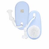 Facial Cleansing Brush Bamboon Blue Oval - Ilū Maroc - Aylal Beauty